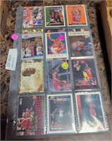 18 MICHAEL JORDON BASKETBALL TRADING CARDS