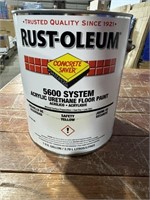 1 Gallon of Safety Yellow Rus oleum Paint