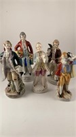 5 ceramic figurines