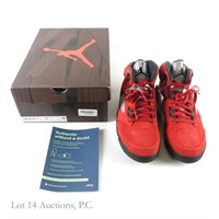 2021 Air Jordan 5 Retro Raging Bull (Size 8) (COA)