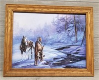 Framed Native American Print