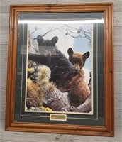 Framed Bear Print