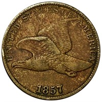 1857 Flying Eagle Cent NICELY CIRCULATED