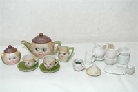 Miniature tea set cups etc some (as is)
