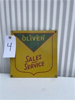 Porcelain Oliver - Sales - Service 10"x10"