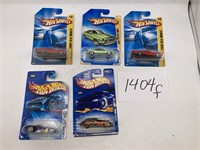 5 NOS Hot Wheel Cars