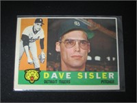 1960 TOPPS #186 DAVE SISLER DETROIT TIGERS