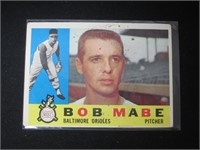 1960 TOPPS #288 BOB MABE BALTIMORE ORIOLES