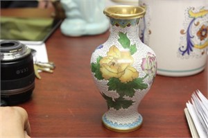 A Chinese/Asian Cloisonne Vase