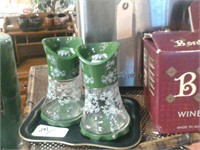 Vintage salt and pepper grinders