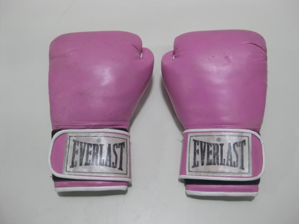 Pink Everlast Boxing Gloves Sz 12