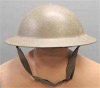Military Helmet Pressed Steel Doughboy Style