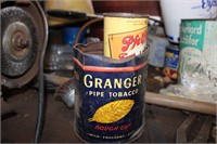 OLD TOBACCO CAN W/CONTENTS
