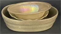 Ceramic Planters (14” x 10” x 5”) & Iridescent