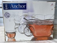 Anchor Hocking Punch Bowl Set