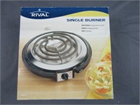 Rival Single Burner