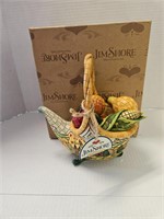 ENESCO Jim Shore "Basket of Plenty" Harvest Basket