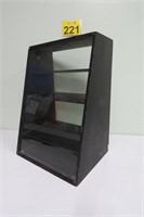 Glass Front Display Shelf 14x20x11