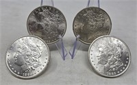 (4) 1885 Silver Dollars BU