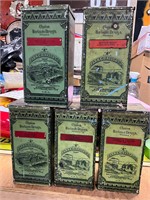 Five large apothecary tins, Park Davis Company