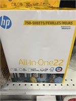 HP all in one 22 /750 sheets paper