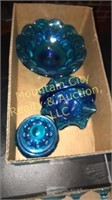 Moon and Stars Blue Candy dish