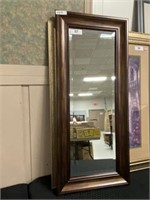 Wood Framed Vertical Mirror