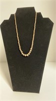 Pearl Necklace w/ Sterling Clasp