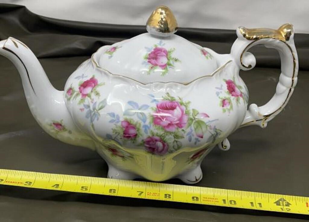 Lefton Hand Painted Tea Pot