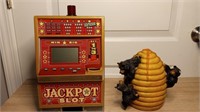 Slot Machine Bank & Beehive Bank