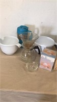 Juice extractor coffee pot to go cup with mixing