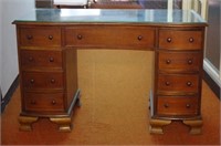 Vintage pedestal desk