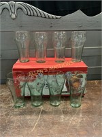 8 COCA COLA GLASSES