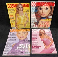 Four Vintage Cosmopolitan Magazines From The 90's