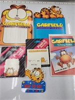 Vintage Garfield Tablets,post its, etc)