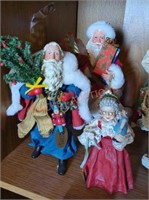 Clothtique Santa Figures