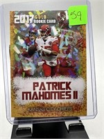 PATRICK MAHOMES II FOOTBALL CARD