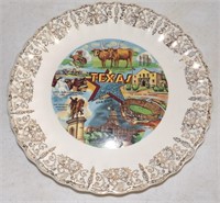 Texas Multi-Scene Vintage Collector's Plate