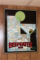 Rare Beefeater Gin Martini Bar Mirror Sign 15" X