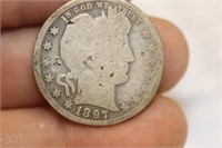 1897-O Barber Quarter