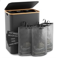 Hampers for Laundry Basket with Lid, 160L Extra