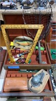 BOX W/ VINTAGE FISHING GEAR