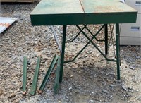 Coleman Vintage Folding Metal Camp Picnic Table