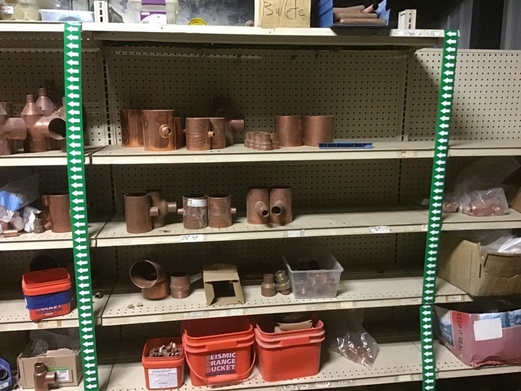 Large Lot of Copper Fittings