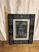 Framed tribal piece