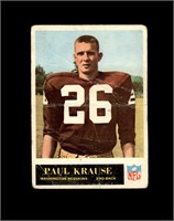 1965 Philadelphia #189 Paul Krause P/F to GD+