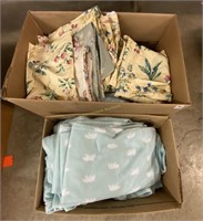 flannel sheet set (full); addt'l bed sheets