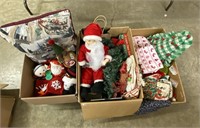 Christmas decorations (3 boxes)