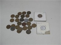 Assorted Wheat, Lincoln & Zinc Cents