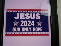 Jesus is our Only Hope 3x5 Flag